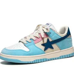 Aesthetic Sneakers*Boogzel Clothing Baby & Navy Shooting Star Sneakers Blue