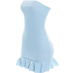 Dresses & Rompers*Boogzel Clothing Baby Off Shoulder Mini Dress Blue