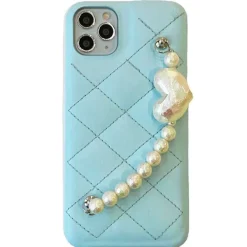 Iphone Cases*Boogzel Clothing Baby Pearl Chain iPhone Case Blue