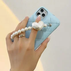 Iphone Cases*Boogzel Clothing Baby Pearl Chain iPhone Case Blue