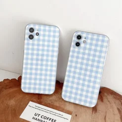 Iphone Cases*Boogzel Clothing Baby Plaid iPhone Case Blue