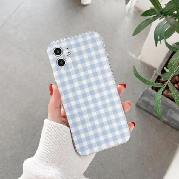 Iphone Cases*Boogzel Clothing Baby Plaid iPhone Case Blue