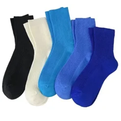 Socks*Boogzel Clothing Baby Blue Ribbed Socks