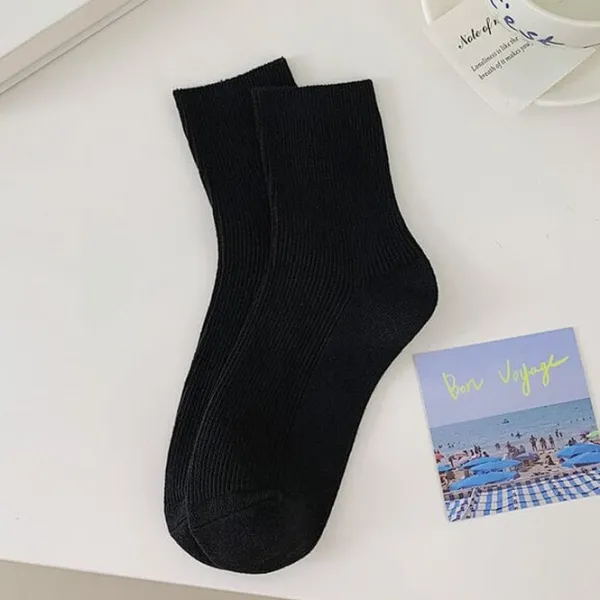 Socks*Boogzel Clothing Baby Blue Ribbed Socks