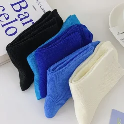 Socks*Boogzel Clothing Baby Blue Ribbed Socks