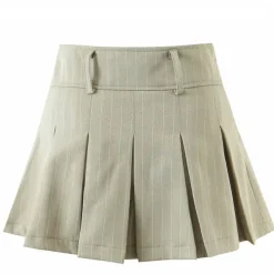 Skirts*Boogzel Clothing Baby Lies Striped Pleated Skirt