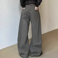 Mens|Jeans*Boogzel Clothing Bad Habits Wide-Leg Jeans Grey