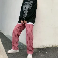 Pants & Trousers*Boogzel Clothing Balaclava Print Wide Leg Pants