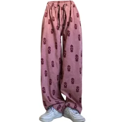Pants & Trousers*Boogzel Clothing Balaclava Print Wide Leg Pants
