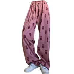 Pants & Trousers*Boogzel Clothing Balaclava Print Wide Leg Pants