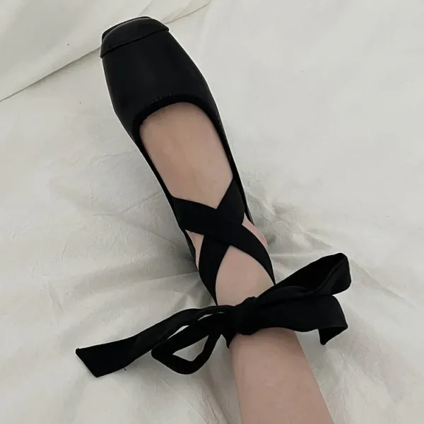 Classics*Boogzel Clothing Ballet Class Cross-Strap Flats