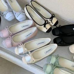 Classics*Boogzel Clothing Ballet Core Bow Flats