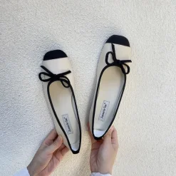 Classics*Boogzel Clothing Ballet Core Bow Flats