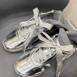 Mad|Aesthetic Sneakers*Boogzel Clothing Balletcore Aesthetic Satin Bow Sneakers