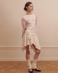 Skirts*Boogzel Clothing Balletcore Asymmetrical Mid Skirt