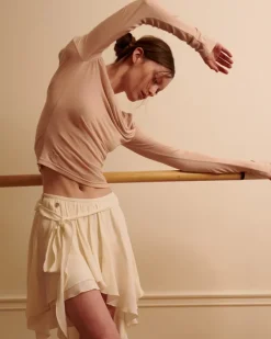 Skirts*Boogzel Clothing Balletcore Asymmetrical Mid Skirt