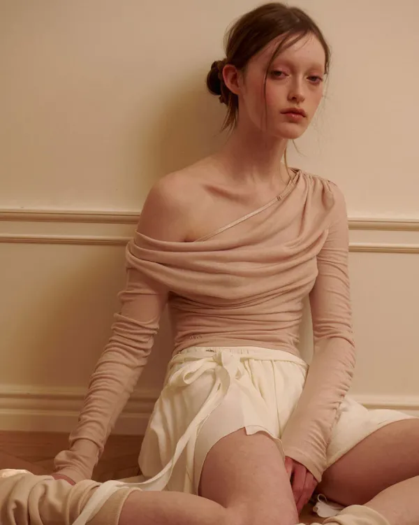 Skirts*Boogzel Clothing Balletcore Asymmetrical Mid Skirt