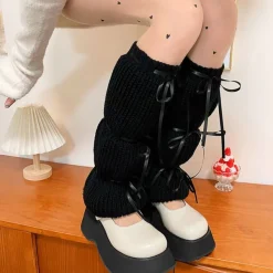 Other*Boogzel Clothing Balletcore Bows Leg Warmers