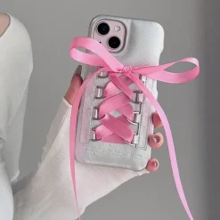 Iphone Cases*Boogzel Clothing Balletcore Ribbon Lace Up iPhone Case