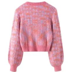 Knit Cardigans|Sweaters*Boogzel Clothing Barbiecore Knit Cropped Cardigan