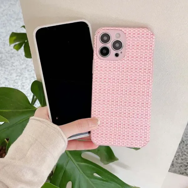 Iphone Cases*Boogzel Clothing Barbiecore Tweed IPhone Case