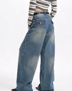 Jeans*Boogzel Clothing Basic Things Baggy Jeans Blue