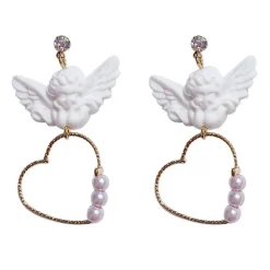 Earrings*Boogzel Clothing BB Angel Earrings Gold