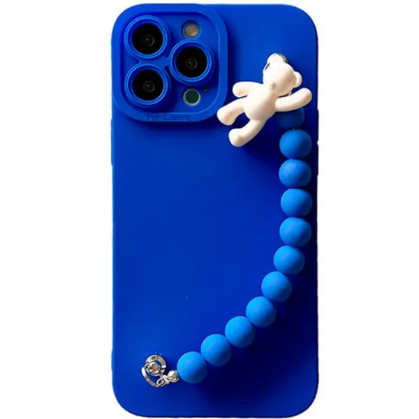 Iphone Cases*Boogzel Clothing Bear Bead Chain iPhone Case Blue