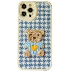 Iphone Cases*Boogzel Clothing Bear Embroidered iPhone Case