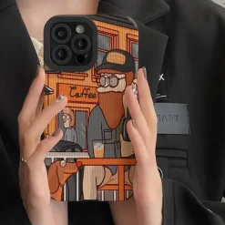 Iphone Cases*Boogzel Clothing Bearded Man With Dog IPhone Case Brown