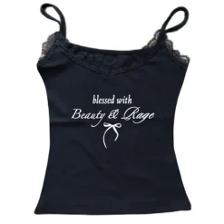 Y2K Tops*Boogzel Clothing Beauty & Rage Y2K Tank Top