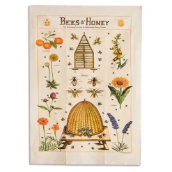 Posters / Tapestry*Boogzel Clothing Bees & Honey Wall Tapestry 🐝 Beige