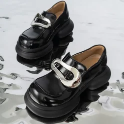 Mad|Boots / Platform Boots*Boogzel Clothing Big Buckle Platform Boots