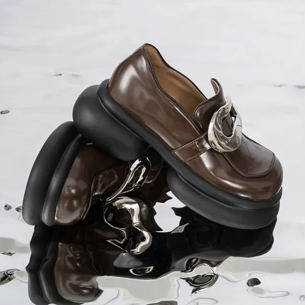 Mad|Boots / Platform Boots*Boogzel Clothing Big Buckle Platform Boots