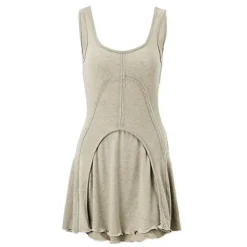 Dresses & Rompers*Boogzel Clothing Big City Romance Minimalistic Dress Beige