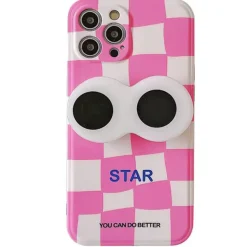 Iphone Cases*Boogzel Clothing Big Eyes Checkered iPhone Case
