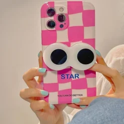 Iphone Cases*Boogzel Clothing Big Eyes Checkered iPhone Case