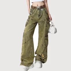 Pants & Trousers*Boogzel Clothing Big Ideas Cargo Pants Green