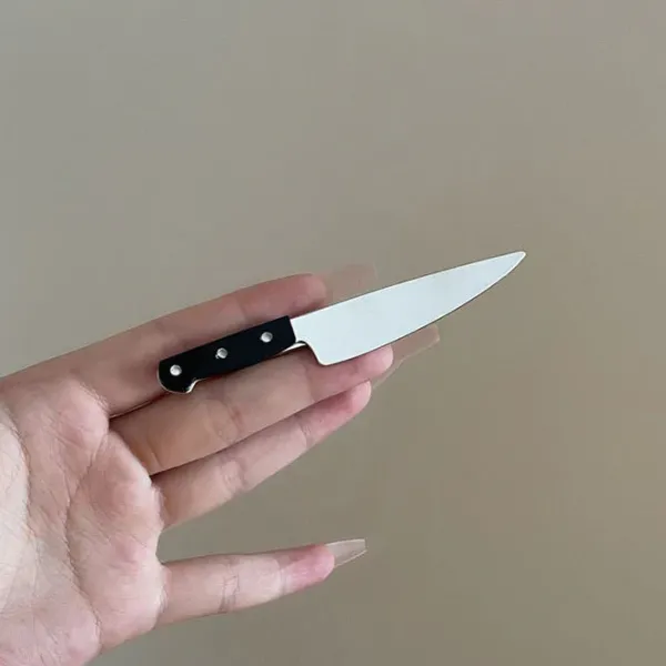 Hair Accessories*Boogzel Clothing Big Knife Hair Clip Black/silver
