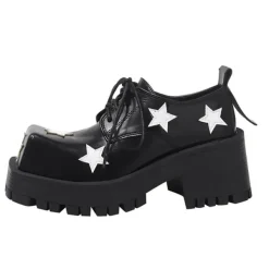 Boots / Platform Boots*Boogzel Clothing & White Star Platform Oxfords Black