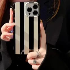 Iphone Cases*Boogzel Clothing Black & White Striped iPhone Case Black/white
