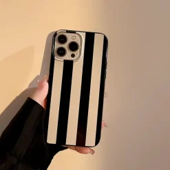 Iphone Cases*Boogzel Clothing Black & White Striped iPhone Case Black/white