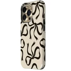 Iphone Cases*Boogzel Clothing Black Bows iPhone Case White/black