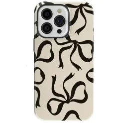 Iphone Cases*Boogzel Clothing Black Bows iPhone Case White/black