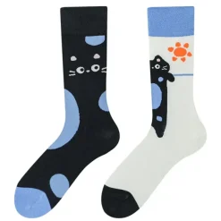 Socks*Boogzel Clothing Black Cat Mismatched Socks