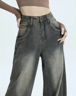 Jeans*Boogzel Clothing Washed Out Jeans Black