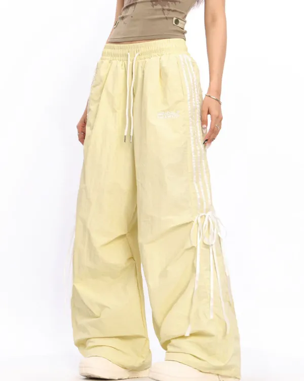 Pants & Trousers*Boogzel Clothing Blokette Side Stripe Wide-Leg Trousers