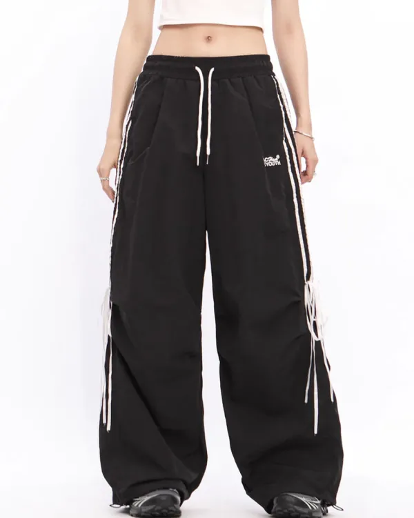 Pants & Trousers*Boogzel Clothing Blokette Side Stripe Wide-Leg Trousers