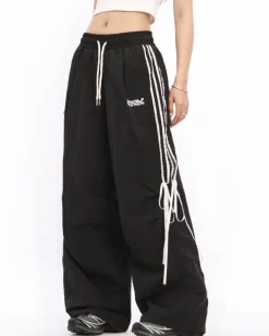 Pants & Trousers*Boogzel Clothing Blokette Side Stripe Wide-Leg Trousers