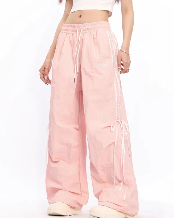 Pants & Trousers*Boogzel Clothing Blokette Side Stripe Wide-Leg Trousers